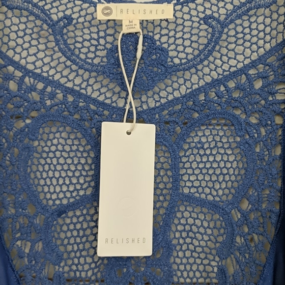 RELISHED Open Dreamcatcher Lace Cardigan ~ NWT - Picture 3 of 7